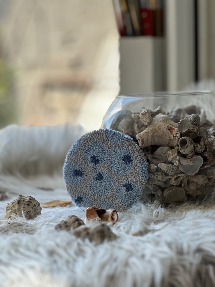 Yabanmersini bardak altlığı
