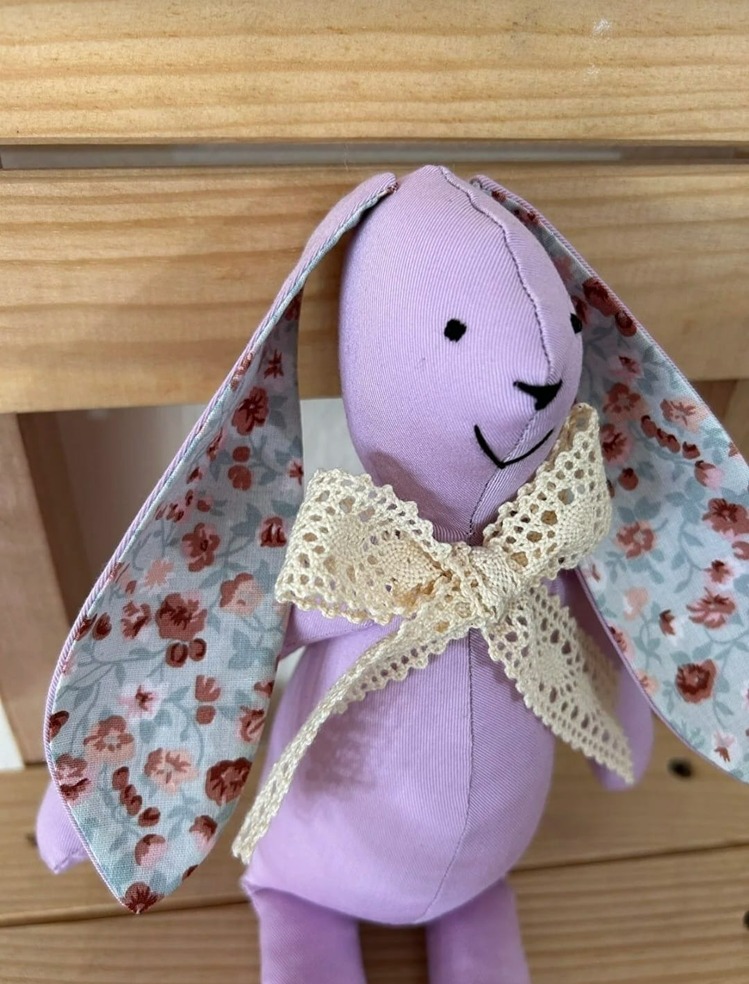 Küçük Tavşan Oyuncak, El Emeği Hijyenik Tavşan Oyuncak, 32 cm