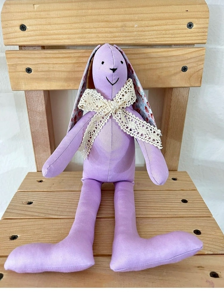 Küçük Tavşan Oyuncak, El Emeği Hijyenik Tavşan Oyuncak, 32 cm