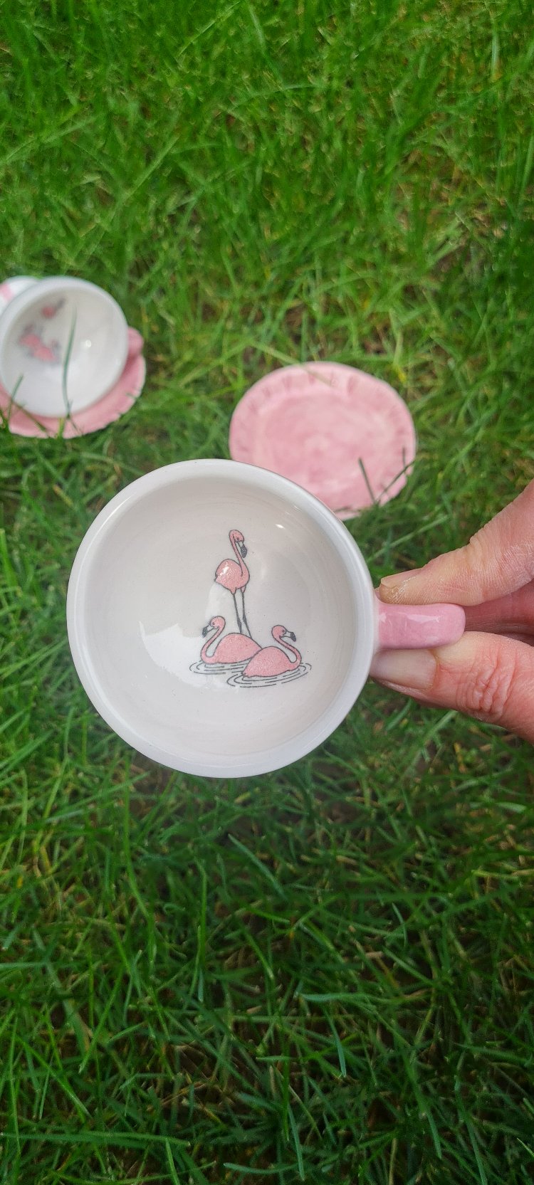 flamingo Türk kahve fincan set 