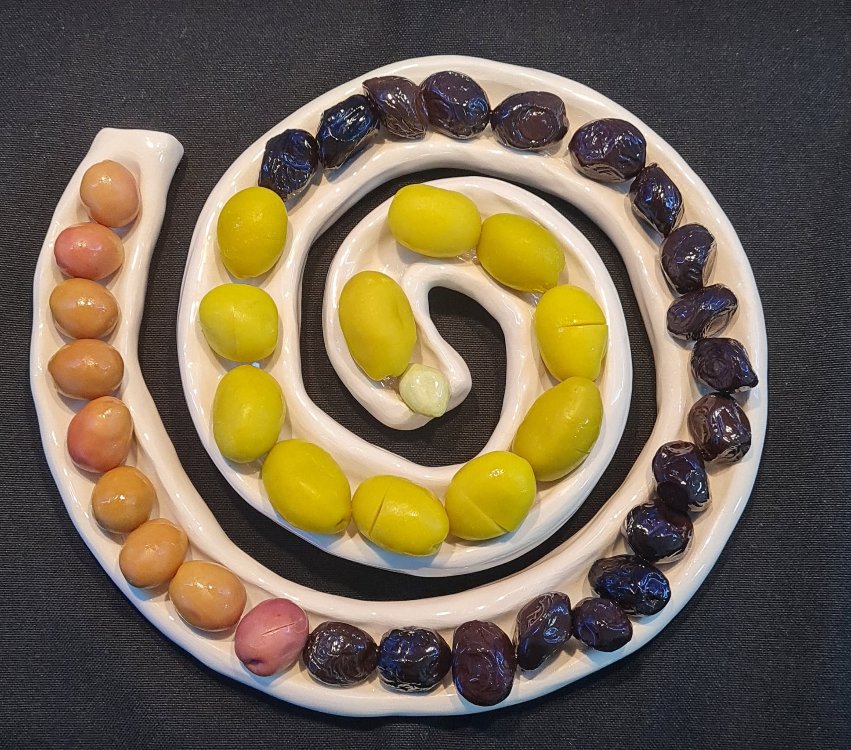 zeytin sunum tabağı 