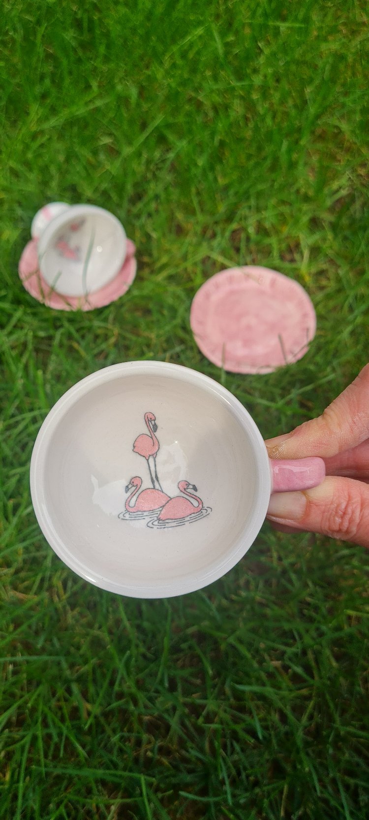 flamingo Türk kahve fincan set 