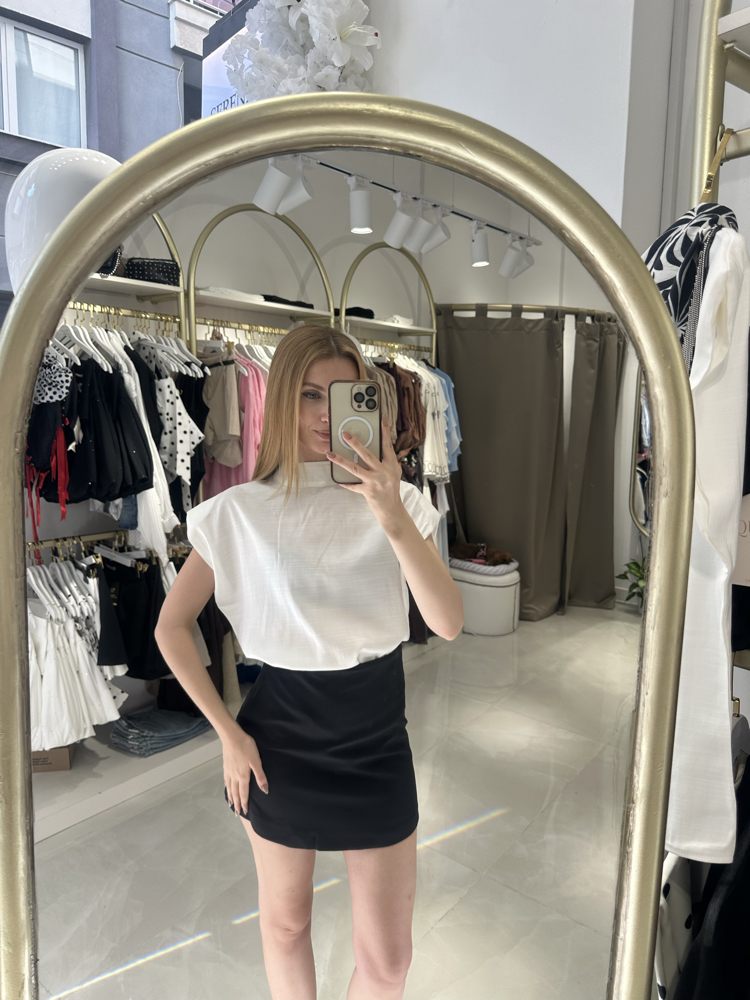 Likralı Şort Etek