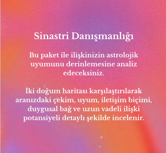 İlişki Haritası (Sinastri) Danışmanlığı