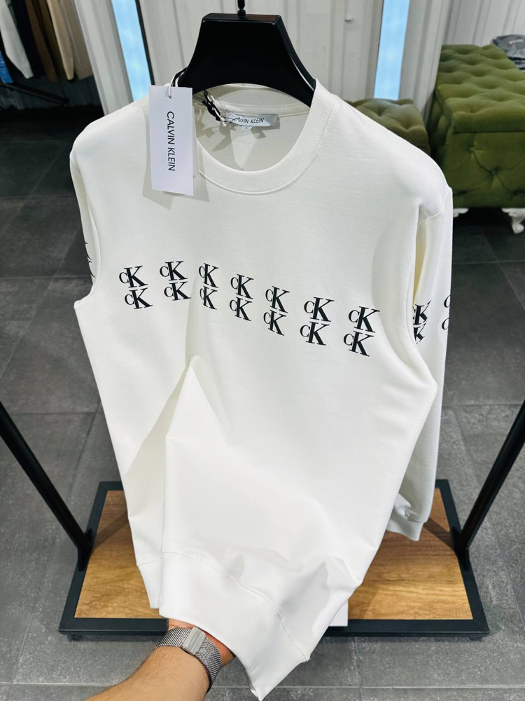 PREMİUM CALVİN KLEİN / SWEAT RENK BEYAZ 