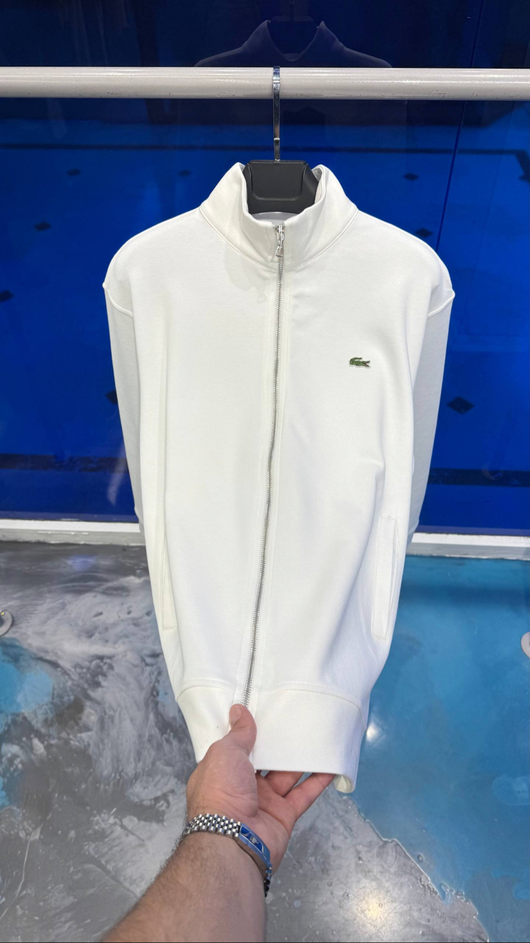 PREMİUM LACOSTE / HIRKA RENK BEYAZ 