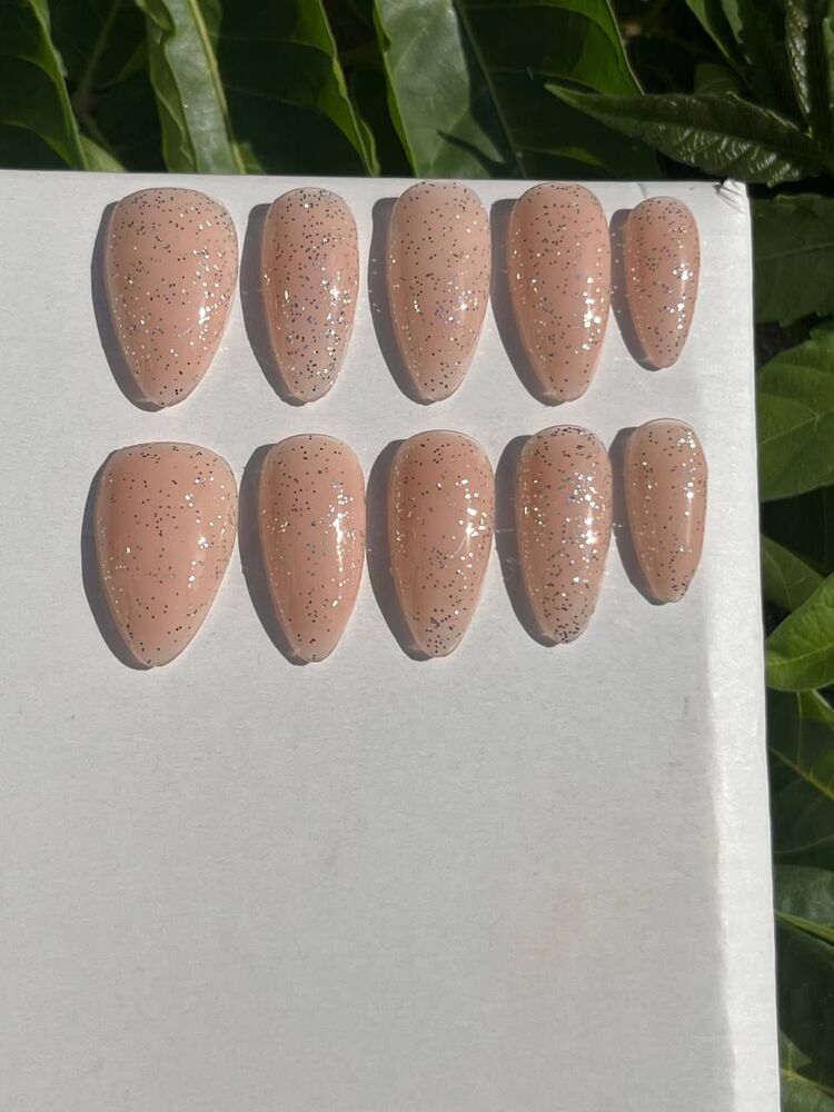 kalıcı oje simli Nail set