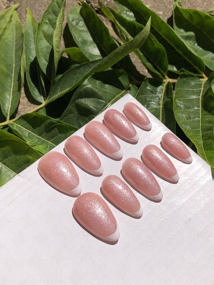 kedi gözü french nail set