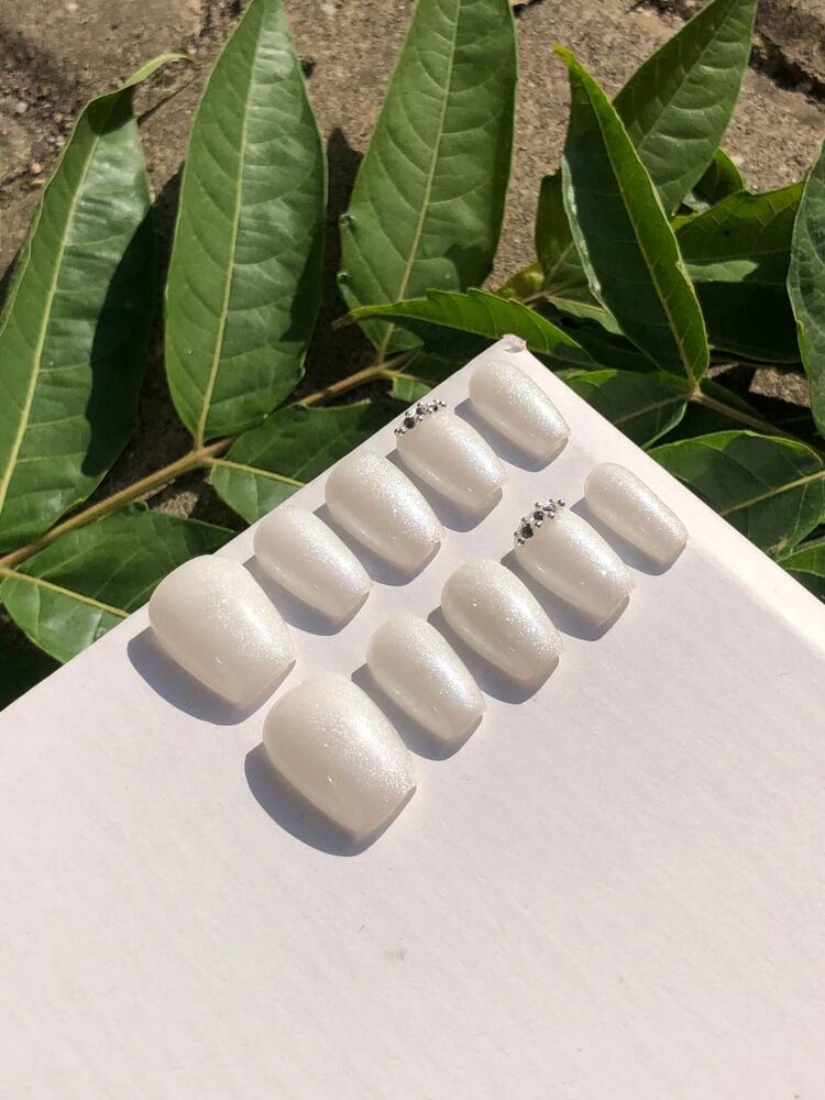 kalıcı oje inci tozu taşlı nail set