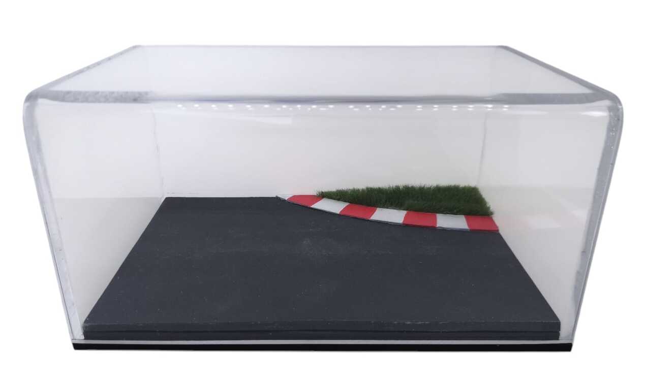 1/43-1/64 Ölçek Diecast Yarış Pisti Diorama Zemin ve Case
