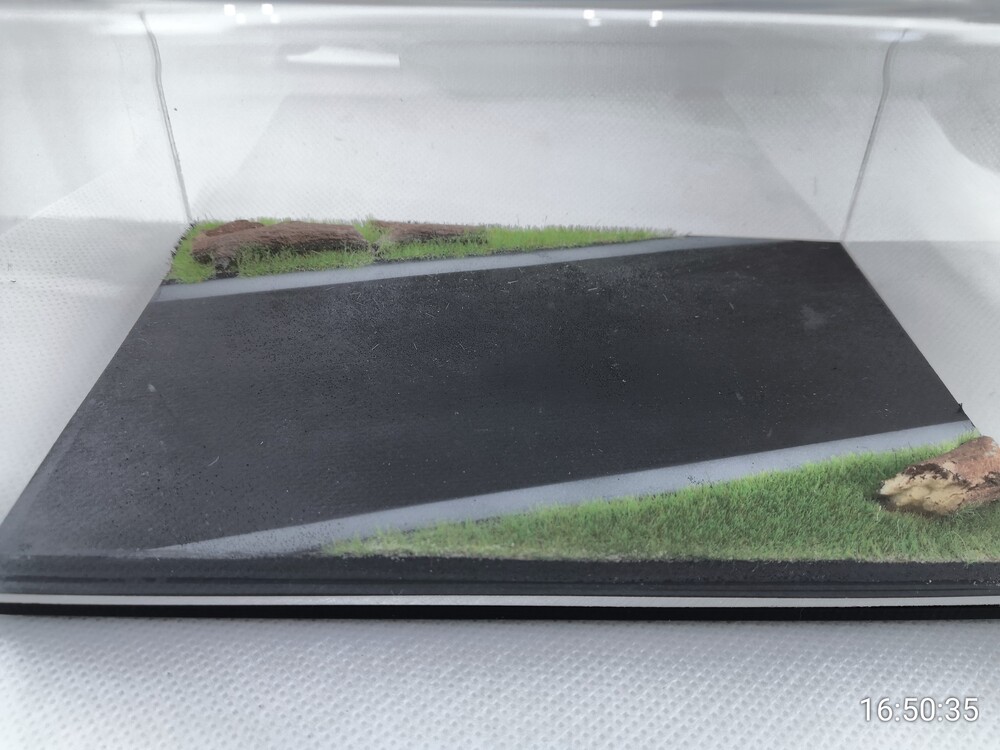 1/43-1/64 Ölçek Diecast Kır yolu Diorama Zemin ve Case