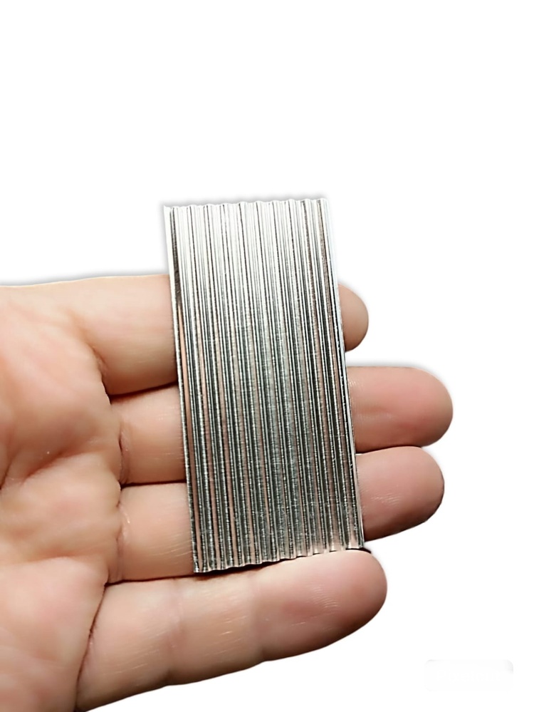 1/35 Oluklu Aluminyum Çatı Levhası 7,3X3,4 cm 4 Adet