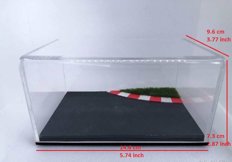 1/43-1/64 Ölçek Diecast Yarış Pisti Diorama Zemin ve Case