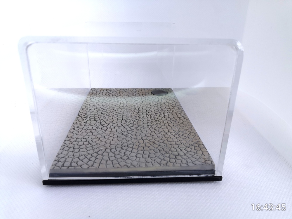 1/43-1/64 Ölçek Diecast Parke Yol Diorama Zemin ve Case