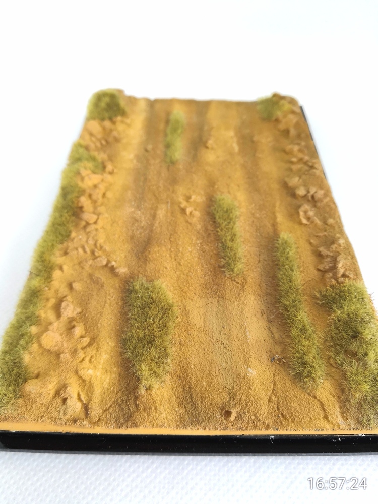1/43-1/64 Ölçek Diecast Toprak Yol Diorama Zemin ve Case