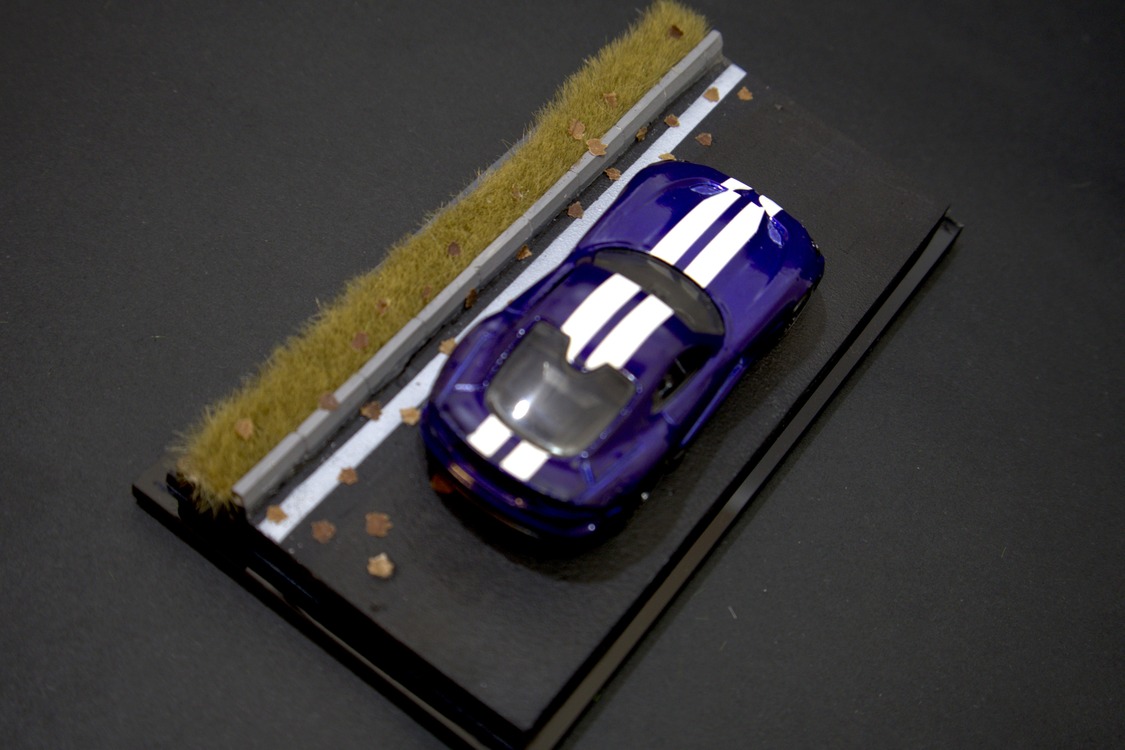 1/64 City Road Diorama Display Case (Sonbahar/Autumn)