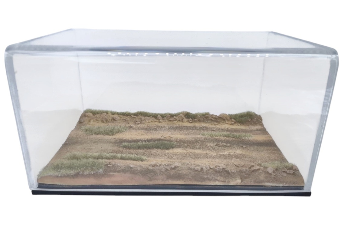 1/43-1/64 Ölçek Diecast Toprak Yol Diorama Zemin ve Case