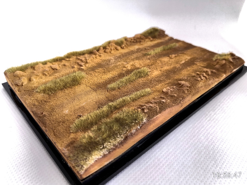 1/43-1/64 Ölçek Diecast Toprak Yol Diorama Zemin ve Case