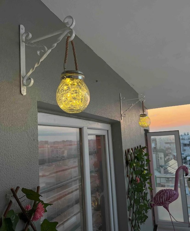 Dekoratif Solar Sarkıt Aydınlatma