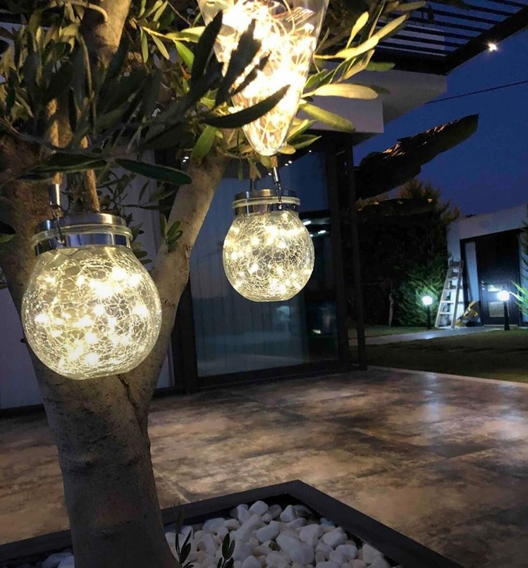 Dekoratif Solar Sarkıt Aydınlatma