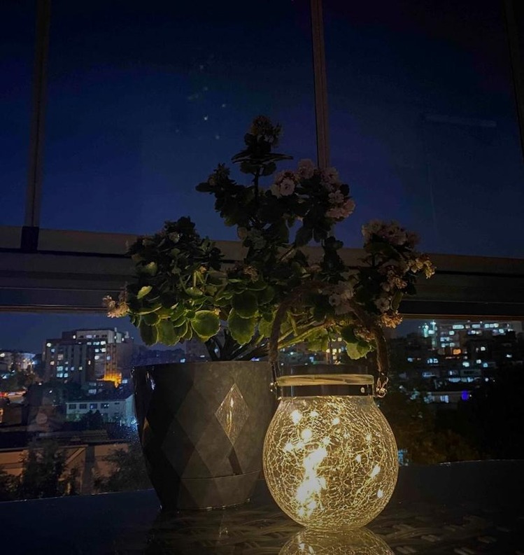 Dekoratif Solar Sarkıt Aydınlatma
