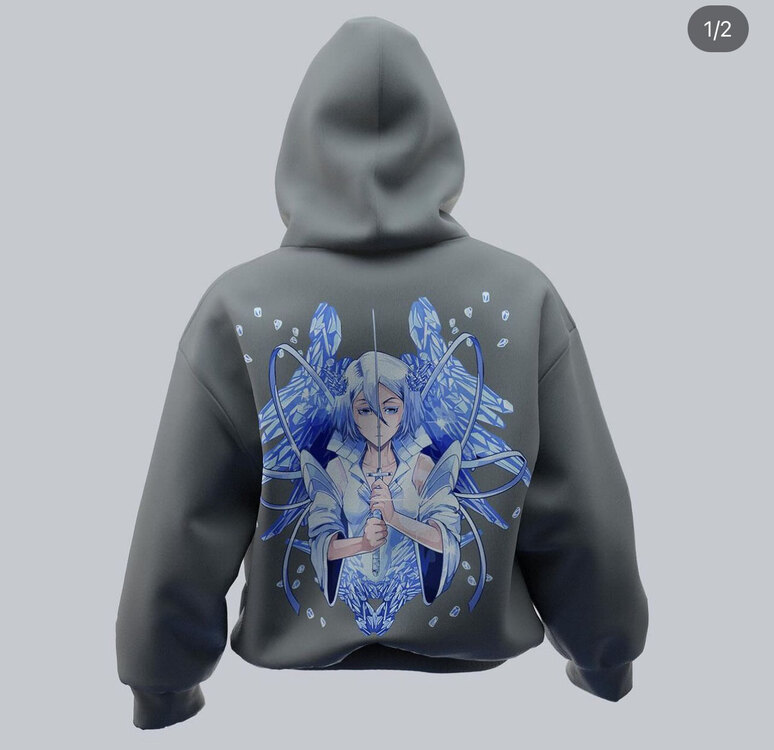 RUKIA BANKAI OVERSIZE SWEATSHIRT