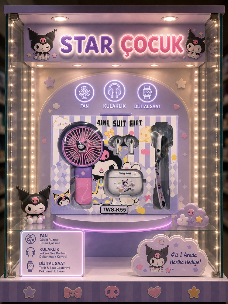 Kuromi Hediyelik Set