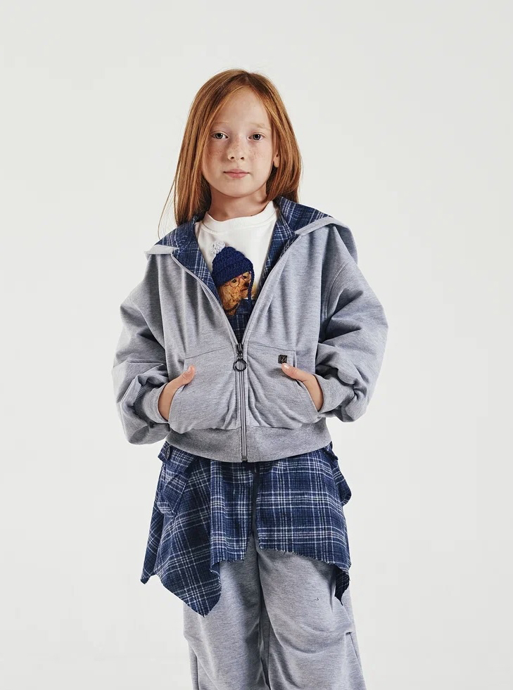 Denim Check Takım 