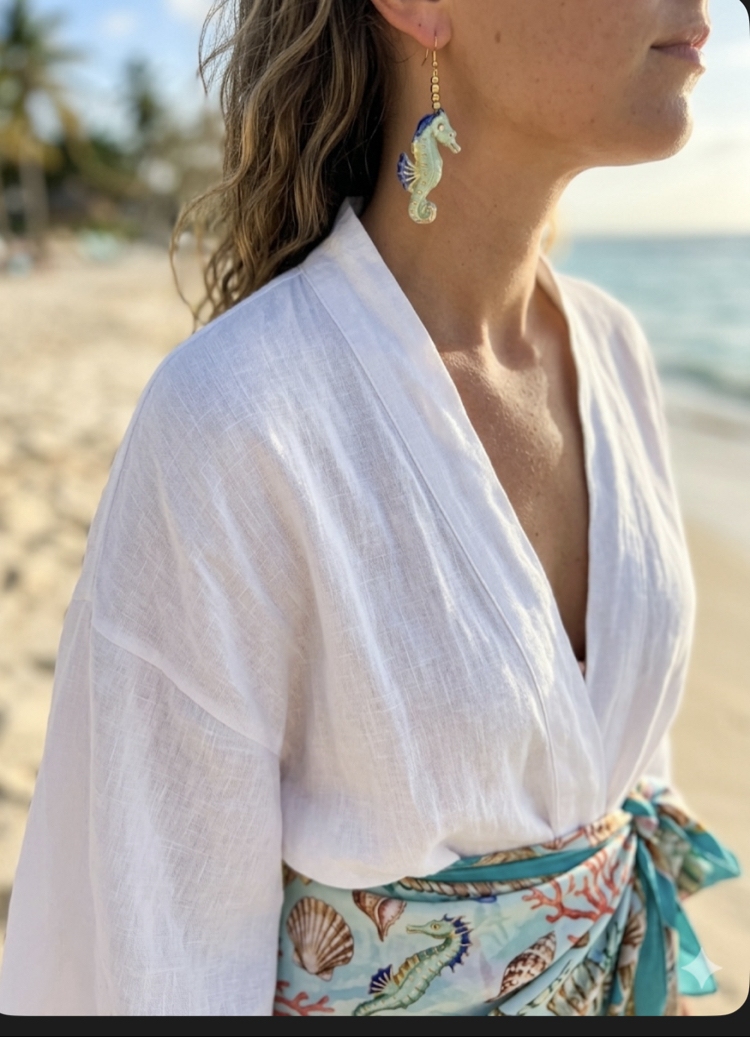 Sabia Celestia Collection- Denizin rüyası küpe