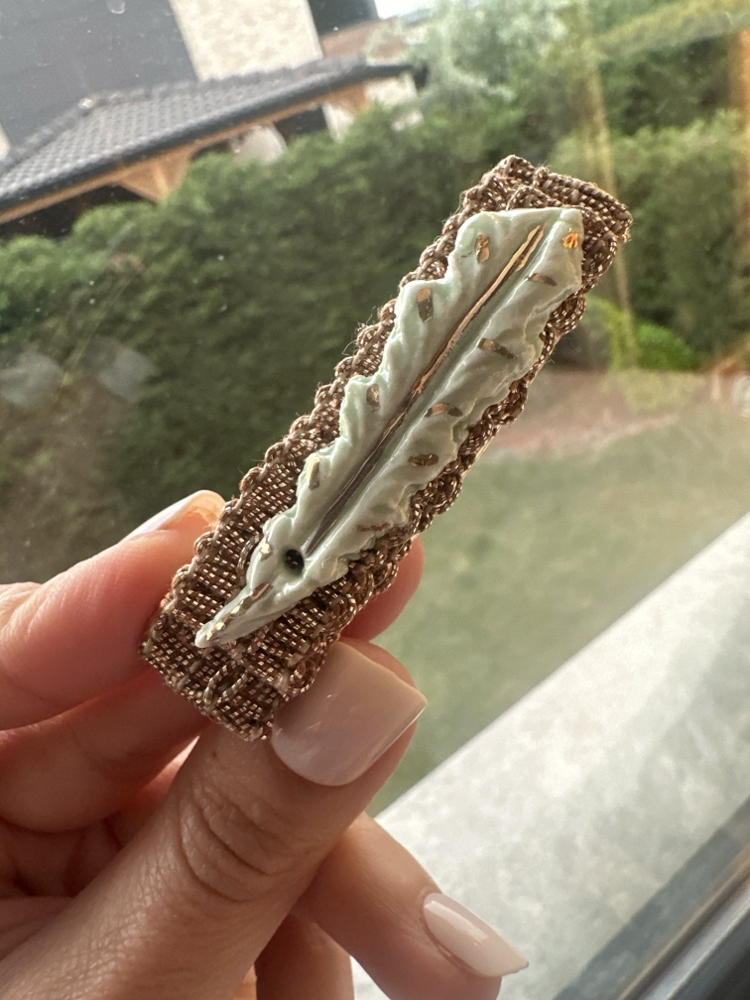Mint gold leaf klips toka