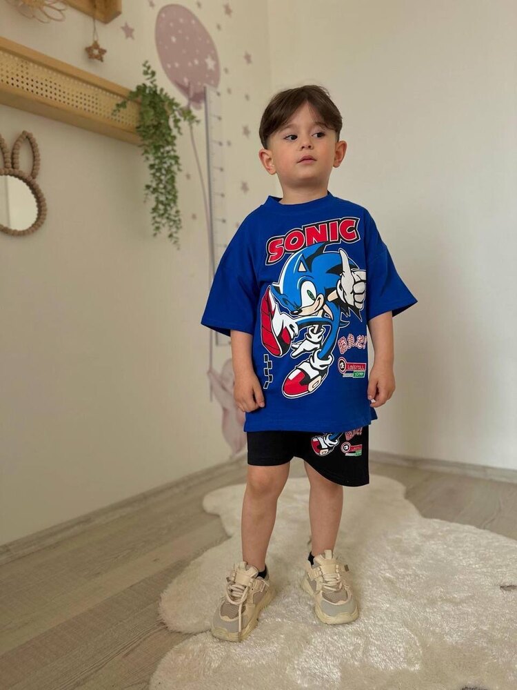 Sonic Baskılı Yazlık Takım