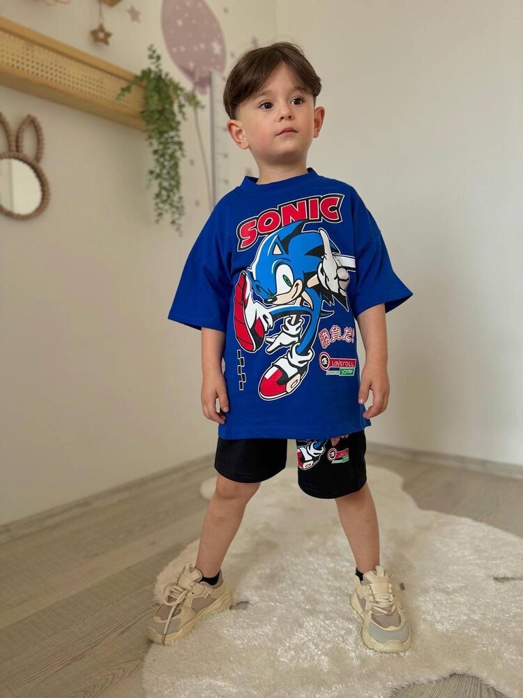 Sonic Baskılı Yazlık Takım