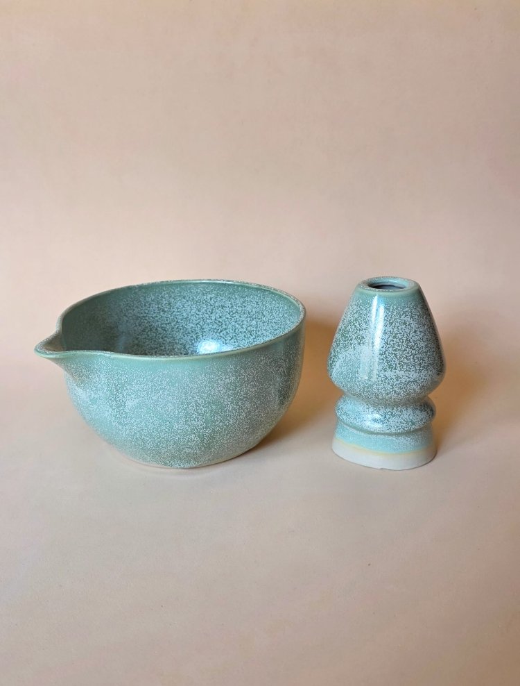 Stoneware Matcha Seti 