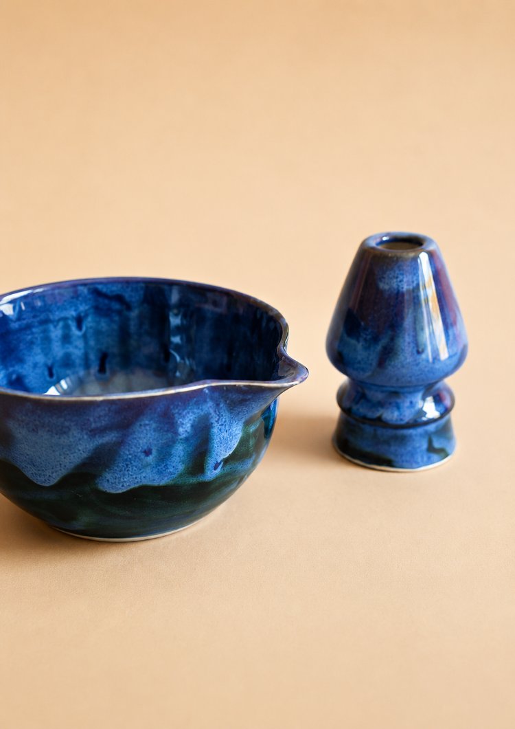 Stoneware Matcha Seti