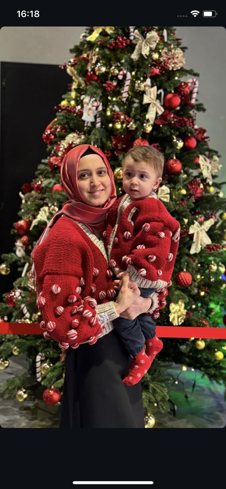 Cool Mom & Baby Red Set