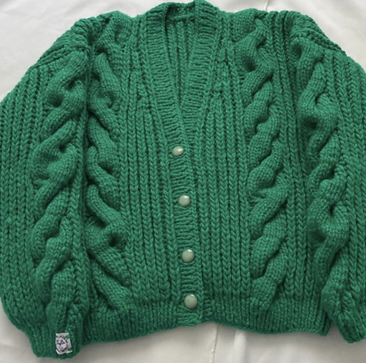 Brownie Cardigan Green