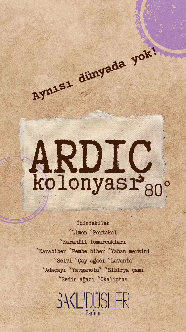 2 Adet Kolonyası / Ardıç-Erguvan