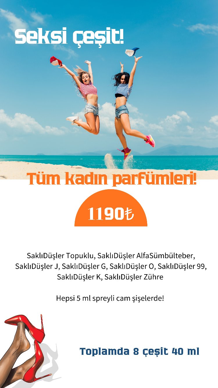 8eksi Çeşit / Tüm Kadın Parfümleri