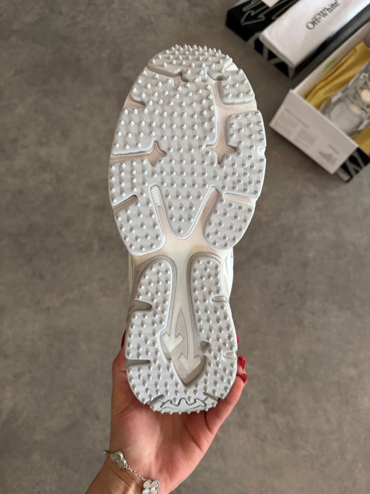 Off White Men “PREMİUM” Silver White