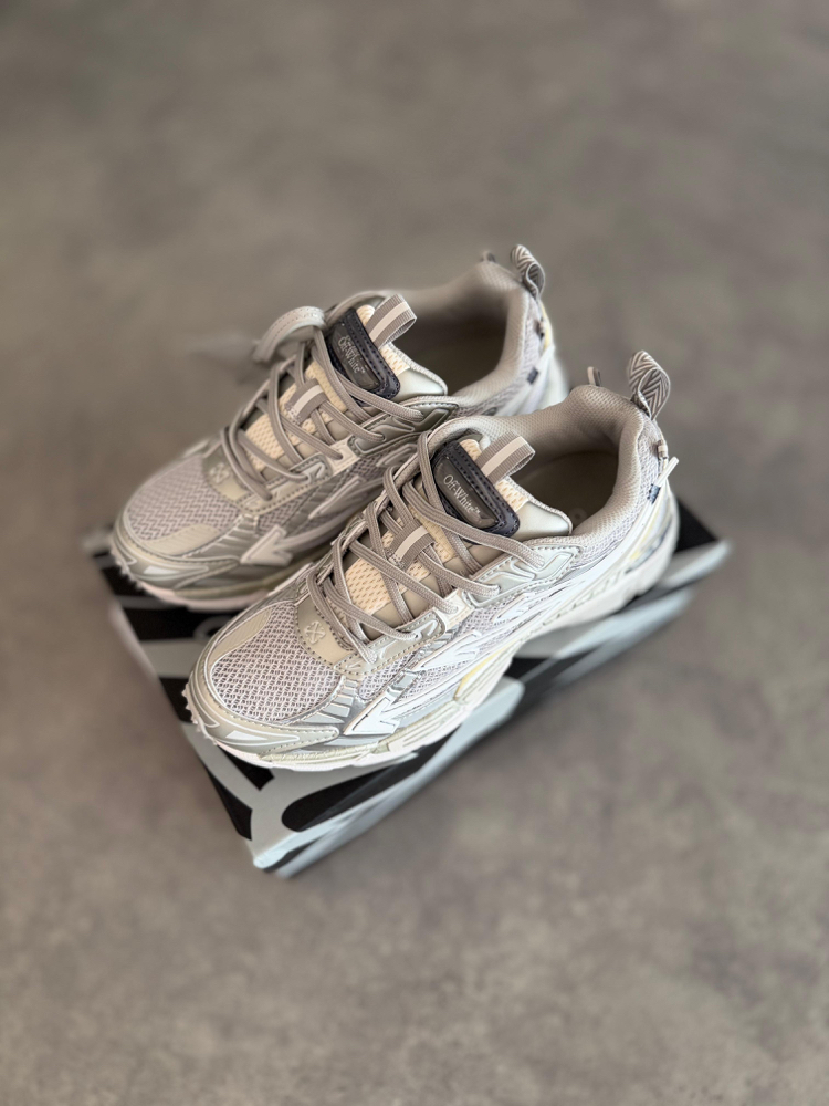 Off White Men “PREMİUM” Silver White