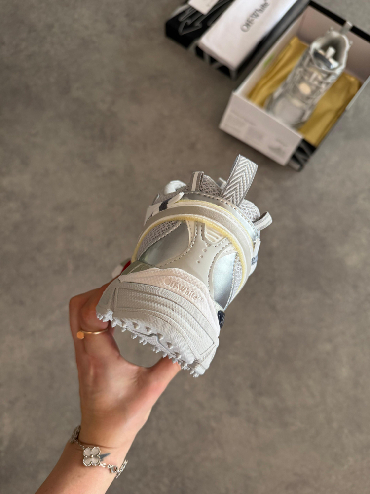 Off White Men “PREMİUM” Silver White