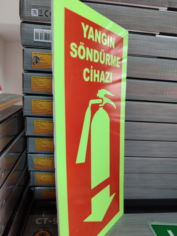 Yangın Söndürme Cihazı Levhası