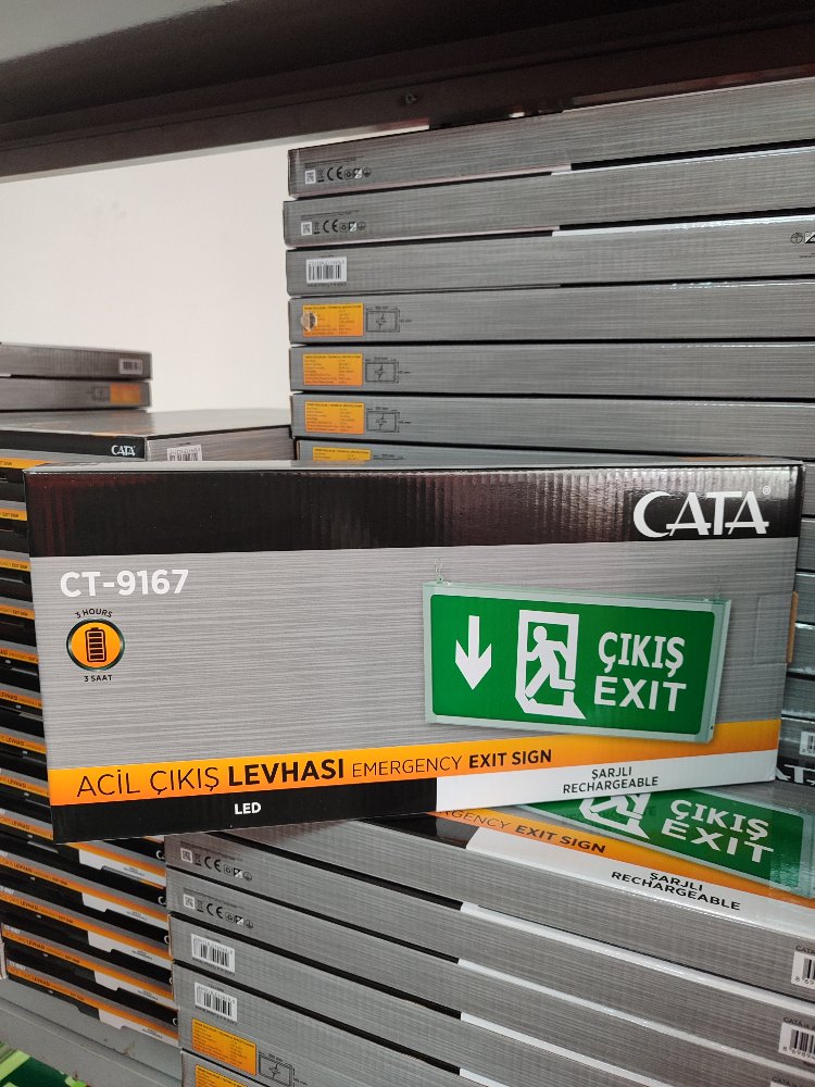 Çıkış Exit Büyük Asma Levha
