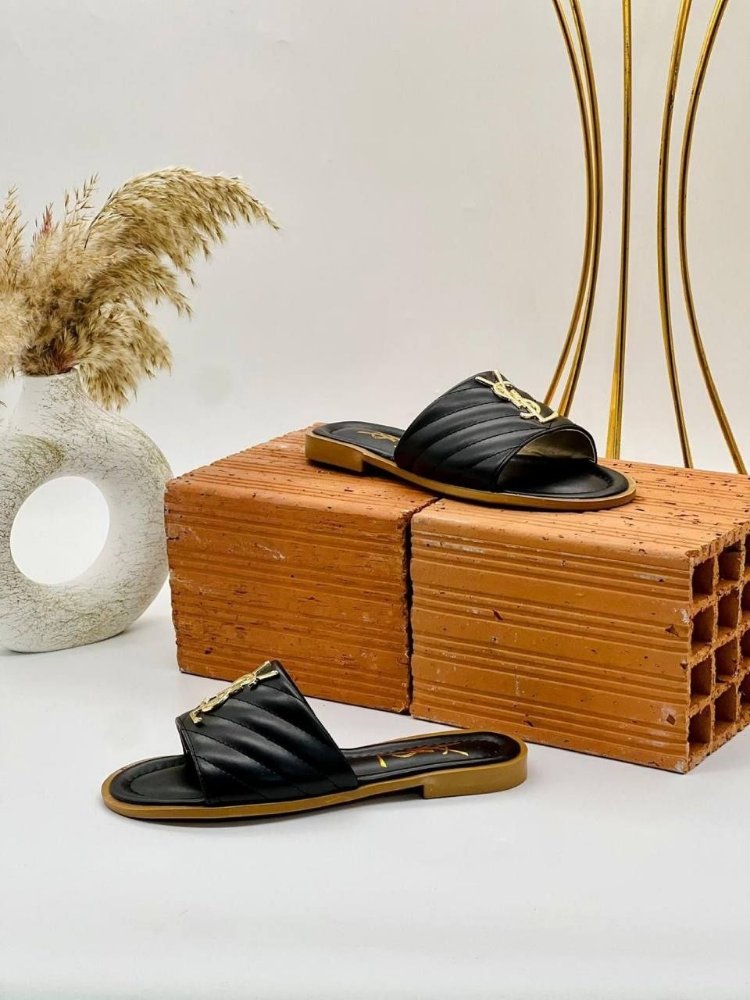 YSL kadın slippers
