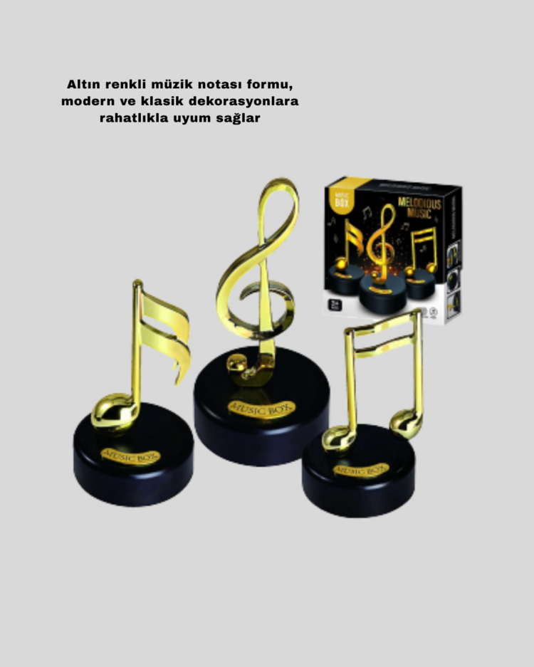 Nota Figürü Müzik Kutusu Melodious Model