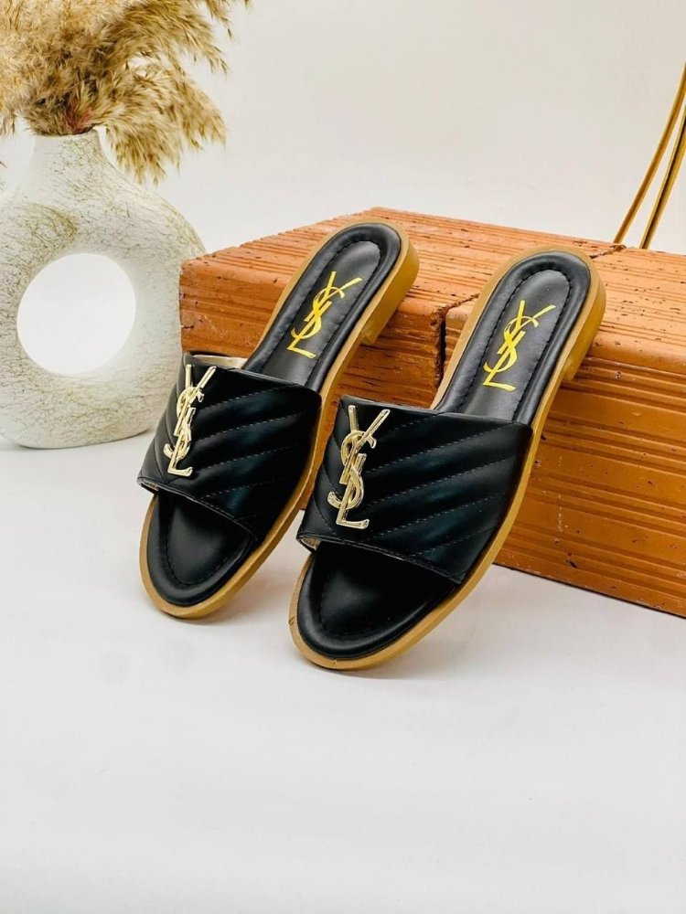 YSL kadın slippers