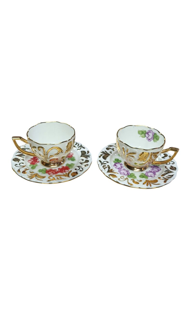 6 LI EL BOYAMA PORSELEN FİNCAN SET- NO 15