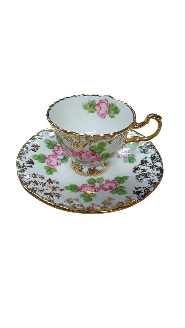 4 LÜ EL BOYAMA PORSELEN FİNCAN SET- NO 16