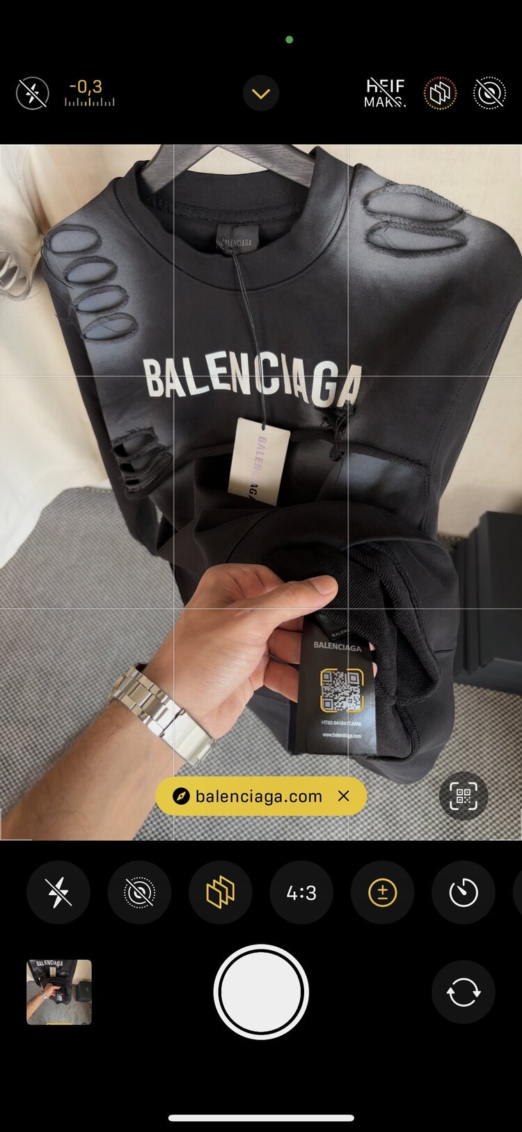 BALENCIAGA Premium Sweatshirt