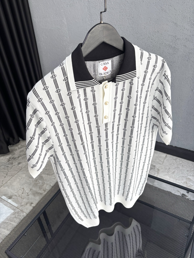 CASABLANCA Premium Polo Yaka Triko Tshirt